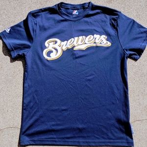 Milwaukee BREWERS Majestic Men's Tee Size Large